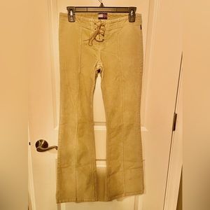 Corduroy Lace-Up Low Rise Vintage Tommy Hilfiger Jeans